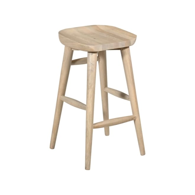 Ace Counter Stool Mango Wood Natural color Natural