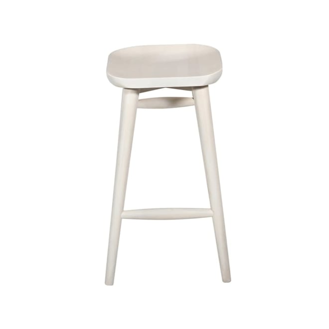 Ace Counter Stool Mango Wood White color White