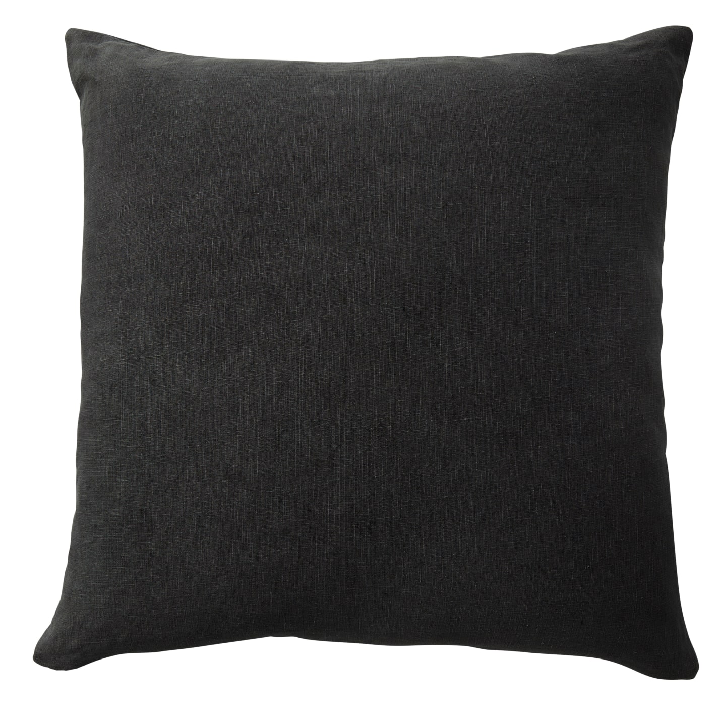 Como Linen Cushion Charcoal color Linen Charcoal