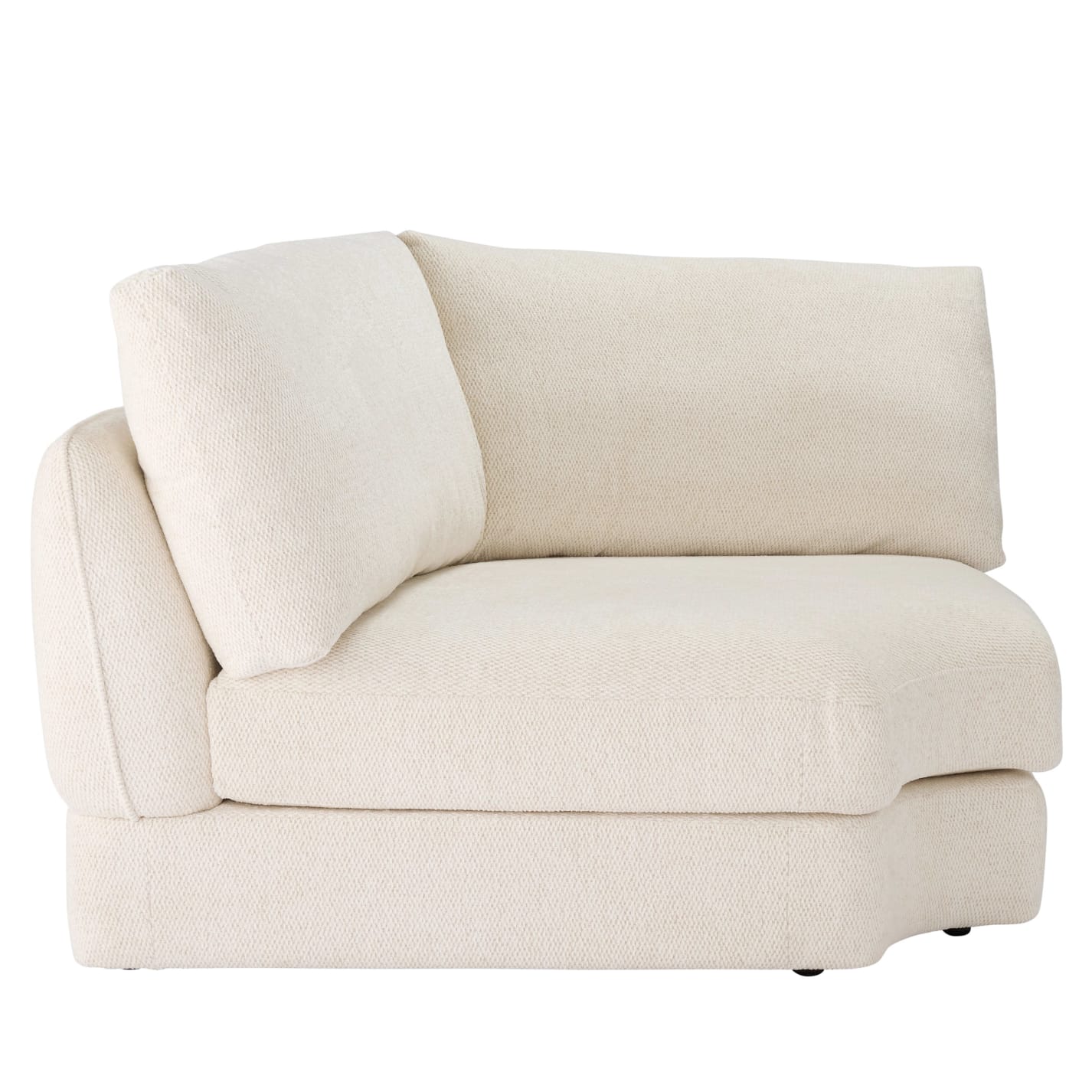 Esme Kent Bisque Corner Sofa Chair Module color Kent Bisque