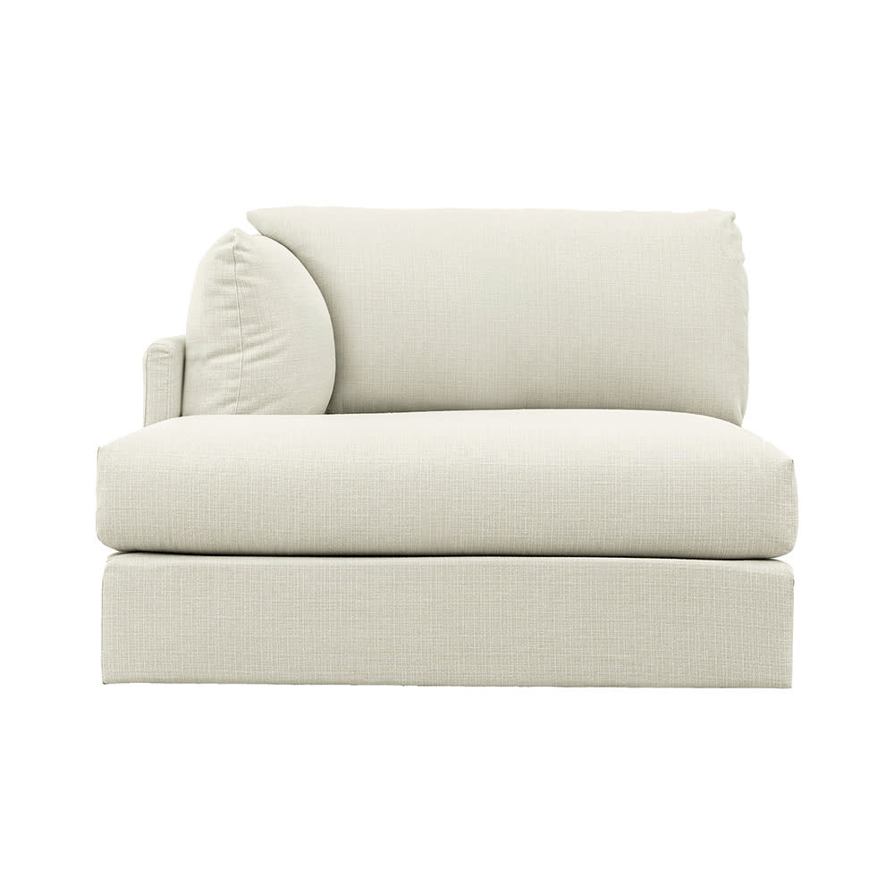 Finley Toorak Pearl Left Arm Facing Chaise Module color Toorak Pearl