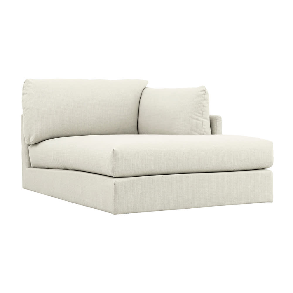 Finley Toorak Pearl Left Arm Facing Chaise Module color Toorak Pearl