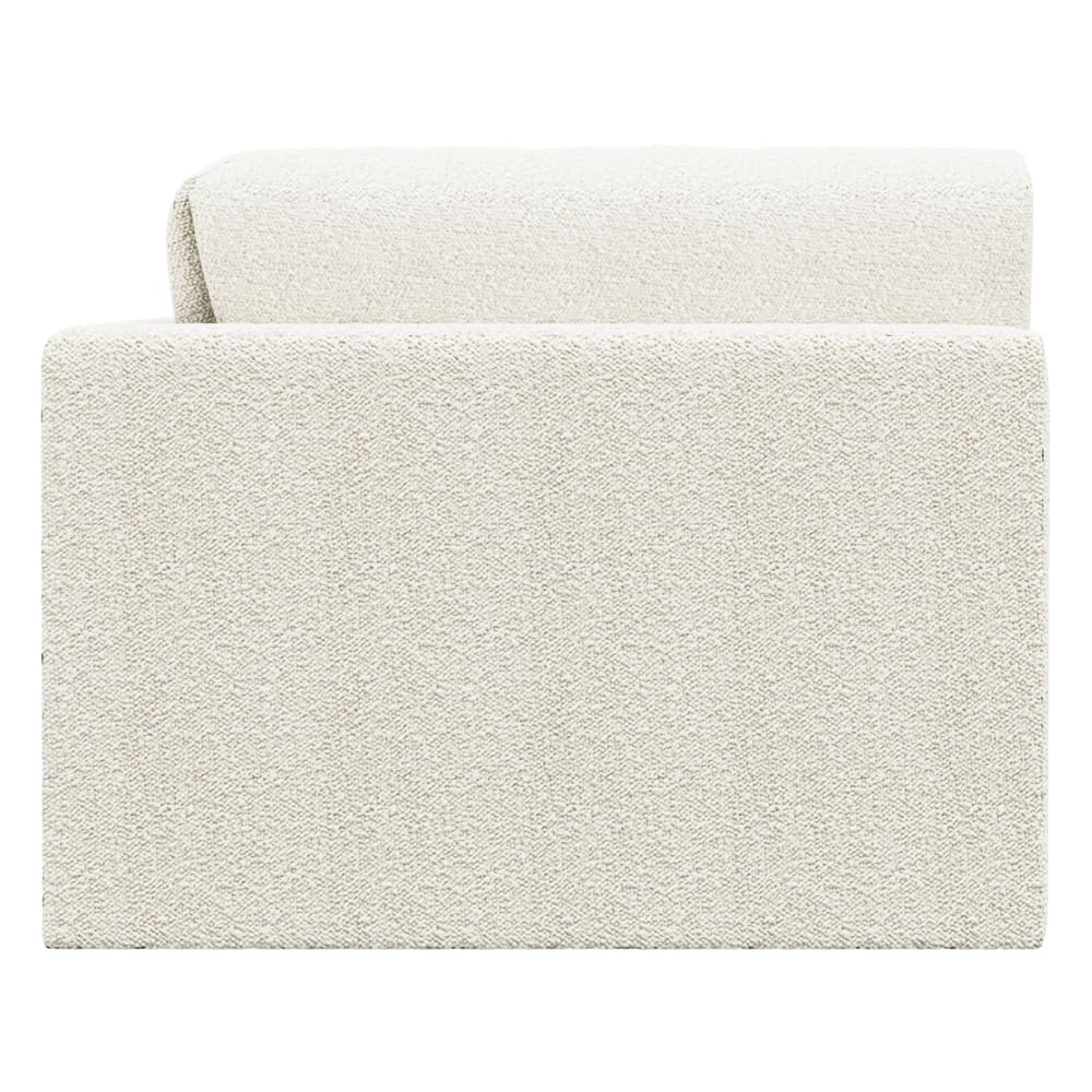 Haven Boucle Ivory Corner Sofa Chair Module color Boucle Ivory