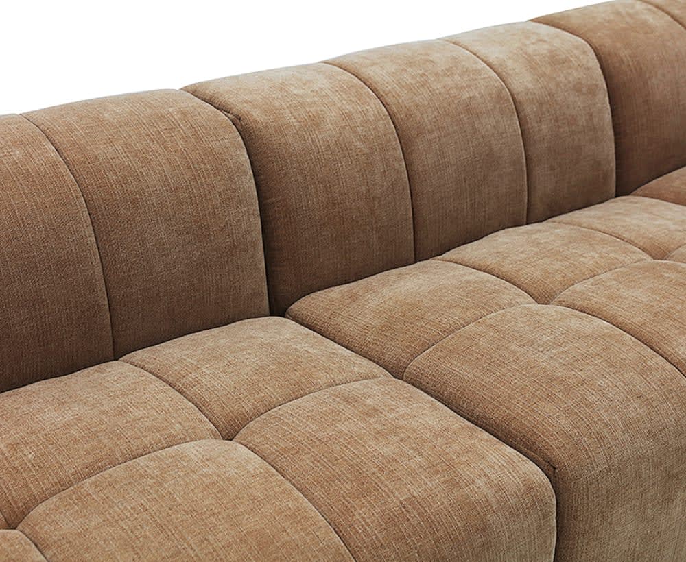 Lucello Tribute Chestnut Modular Sofa - 3 Piece color Tribute Chestnut