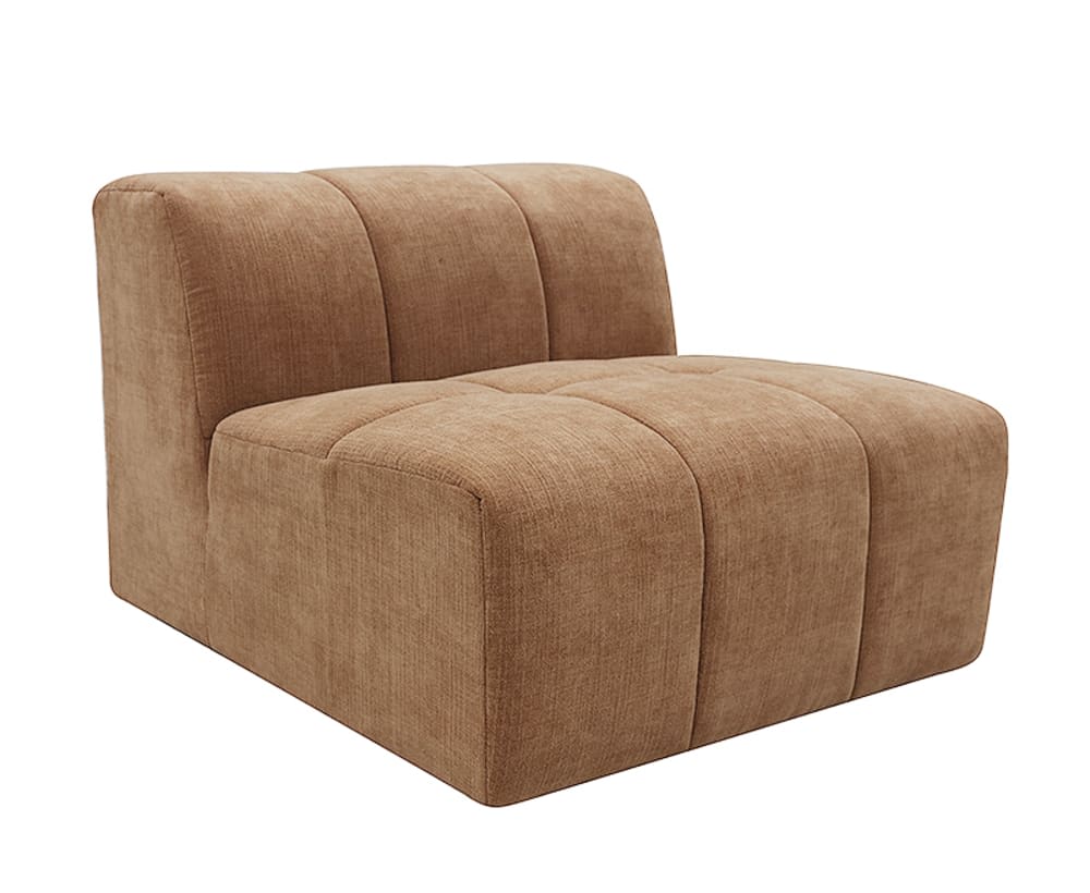 Lucello Tribute Chestnut Armless Module color Tribute Chestnut