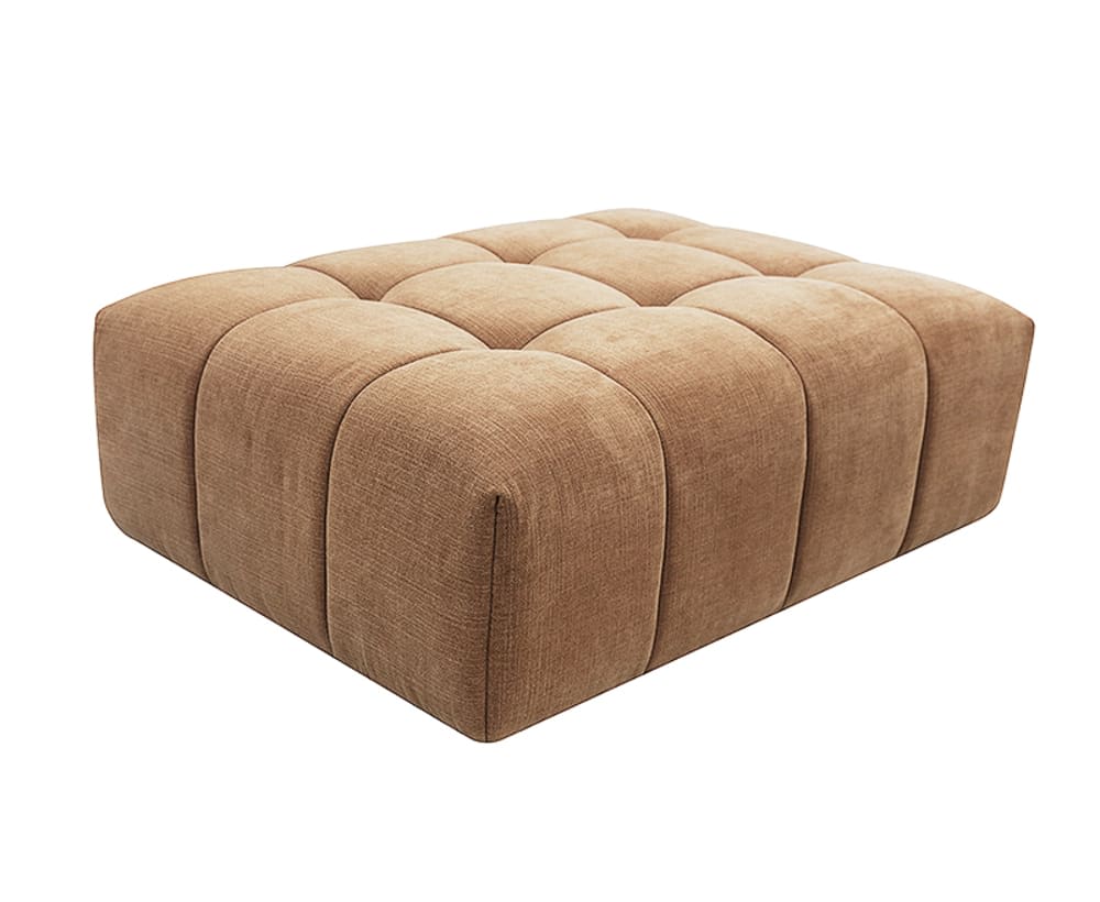 Lucello Tribute Chestnut Ottoman color Tribute Chestnut