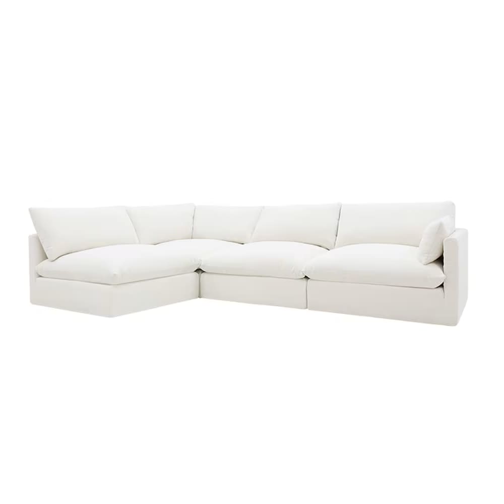 Willow Tribute Ice Corner Sofa - 4 Seater LAF Terminal color Tribute Ice