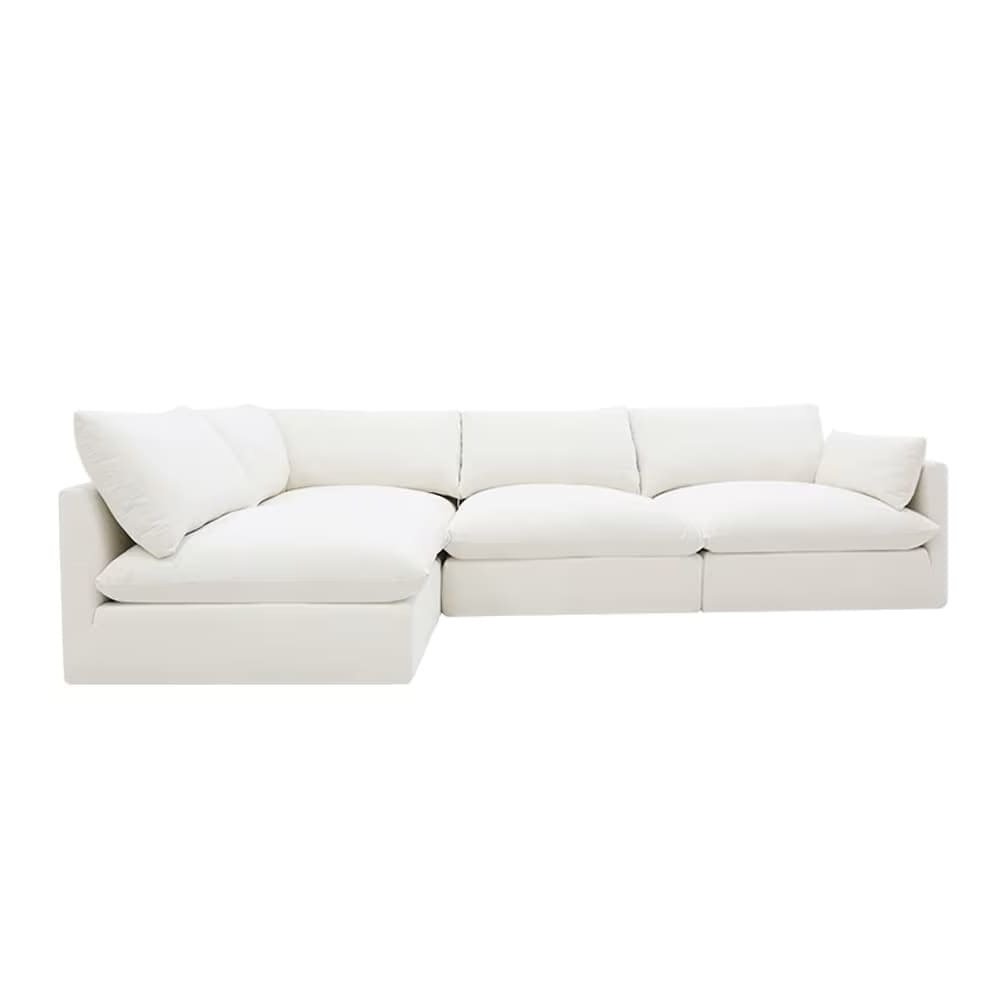 Willow Tribute Ice Corner Sofa - 4 Seater LAF Terminal color Tribute Ice