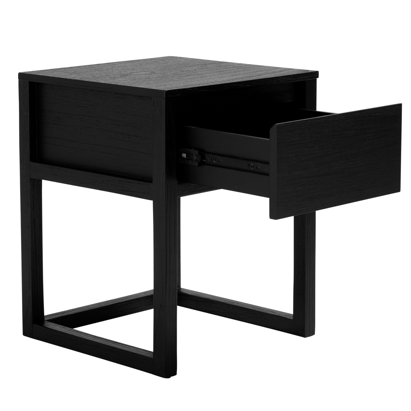 Rico Bedside Table Black color Black