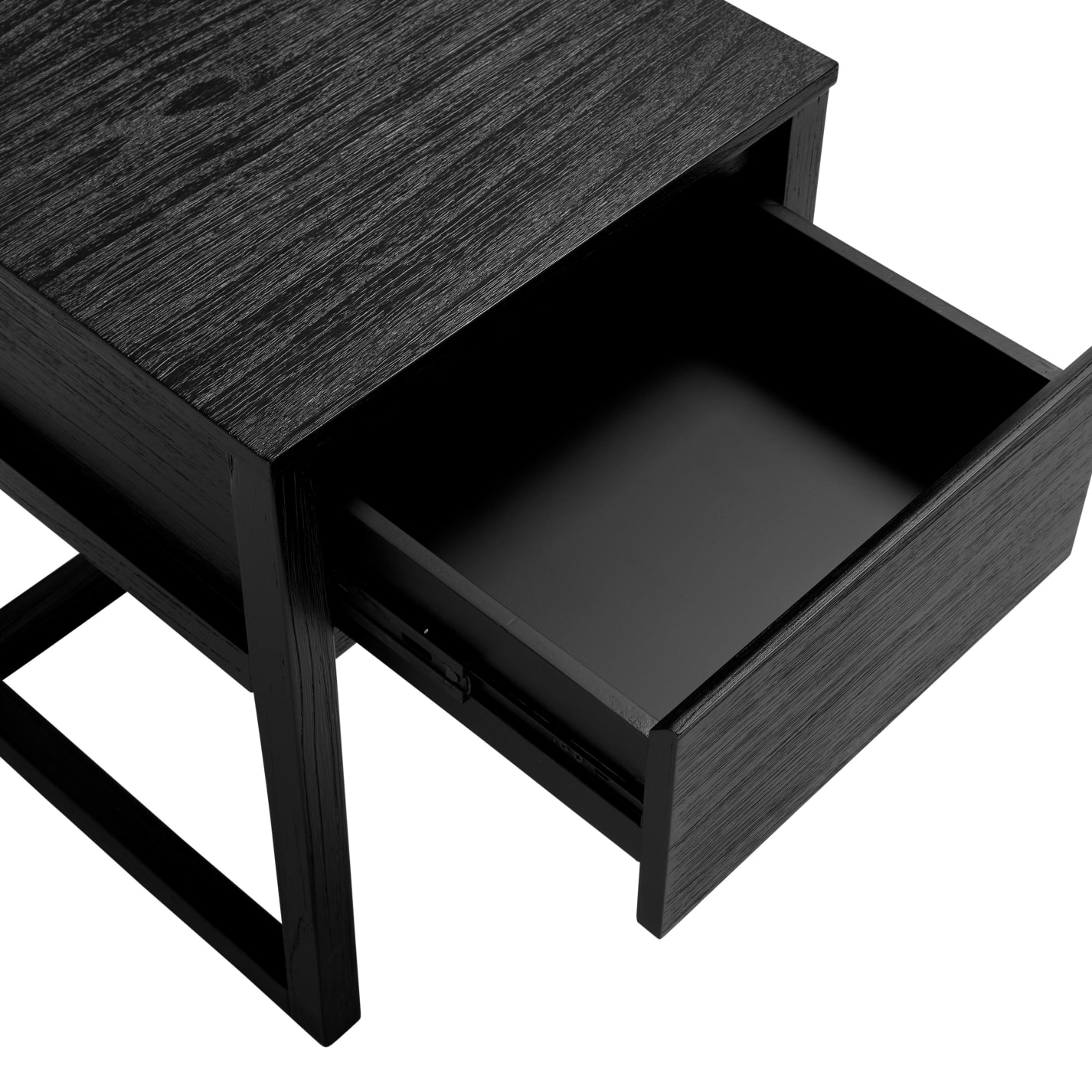 Rico Bedside Table Black color Black