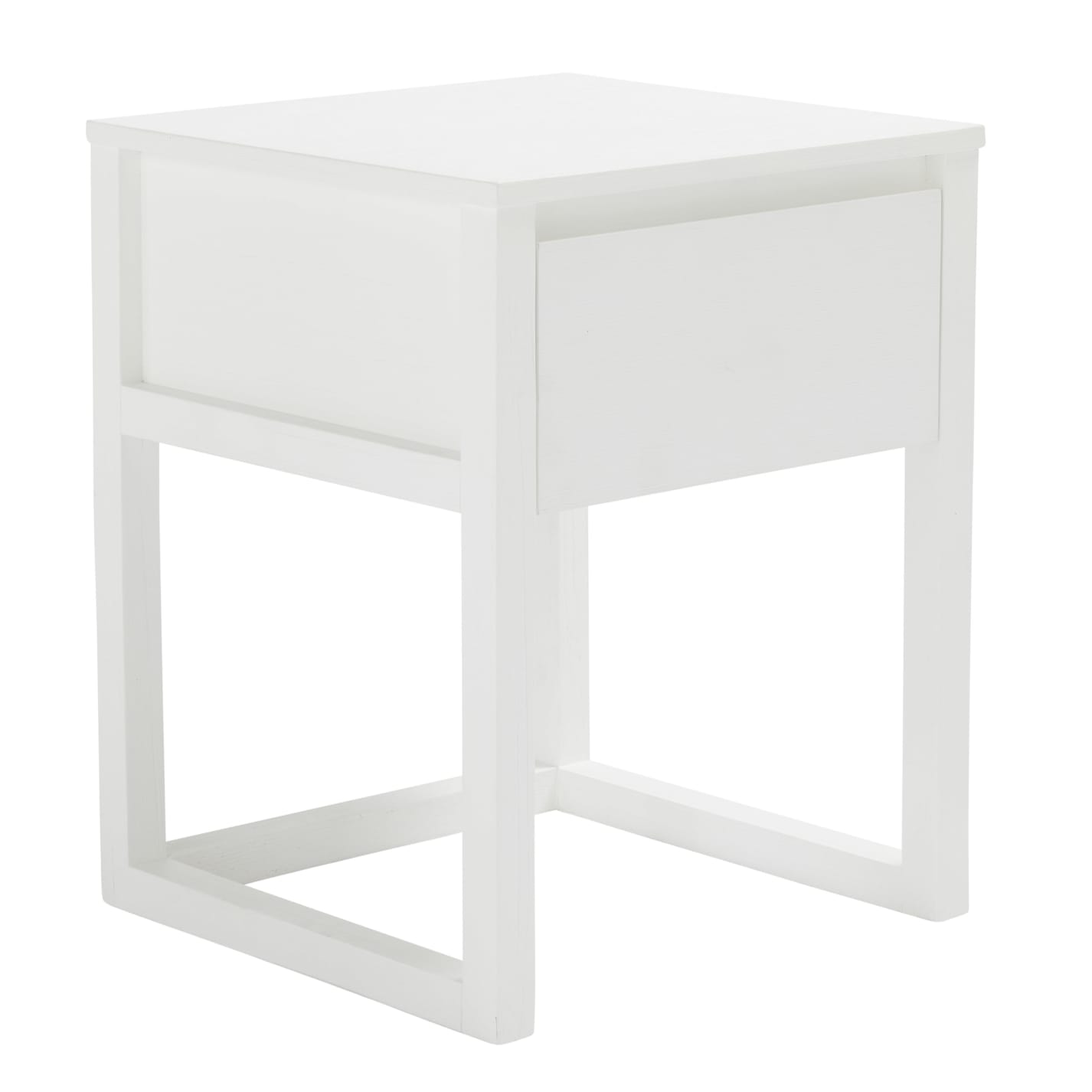Rico Bedside Table White color White