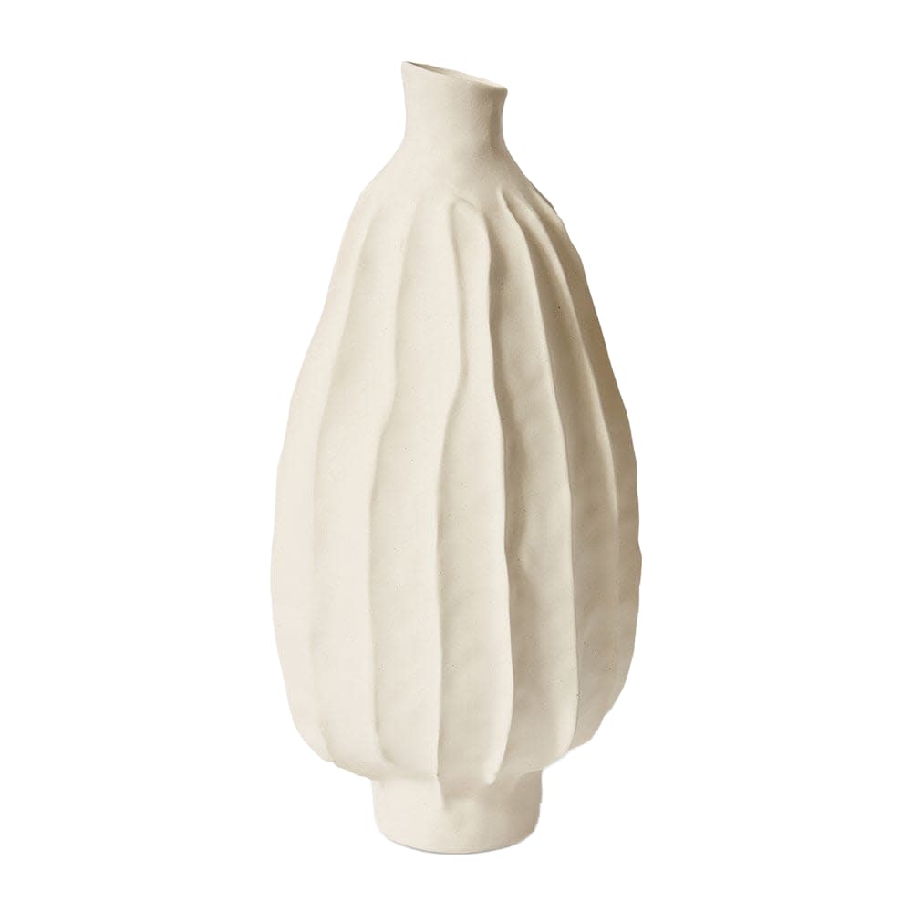 Jules Vase Ivory - 43CM color Ivory