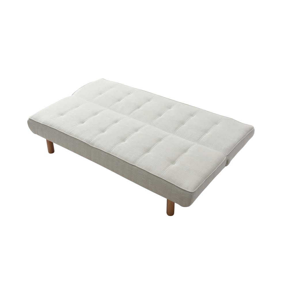 Carter Light Ecru 3-Seater Sofa Bed 