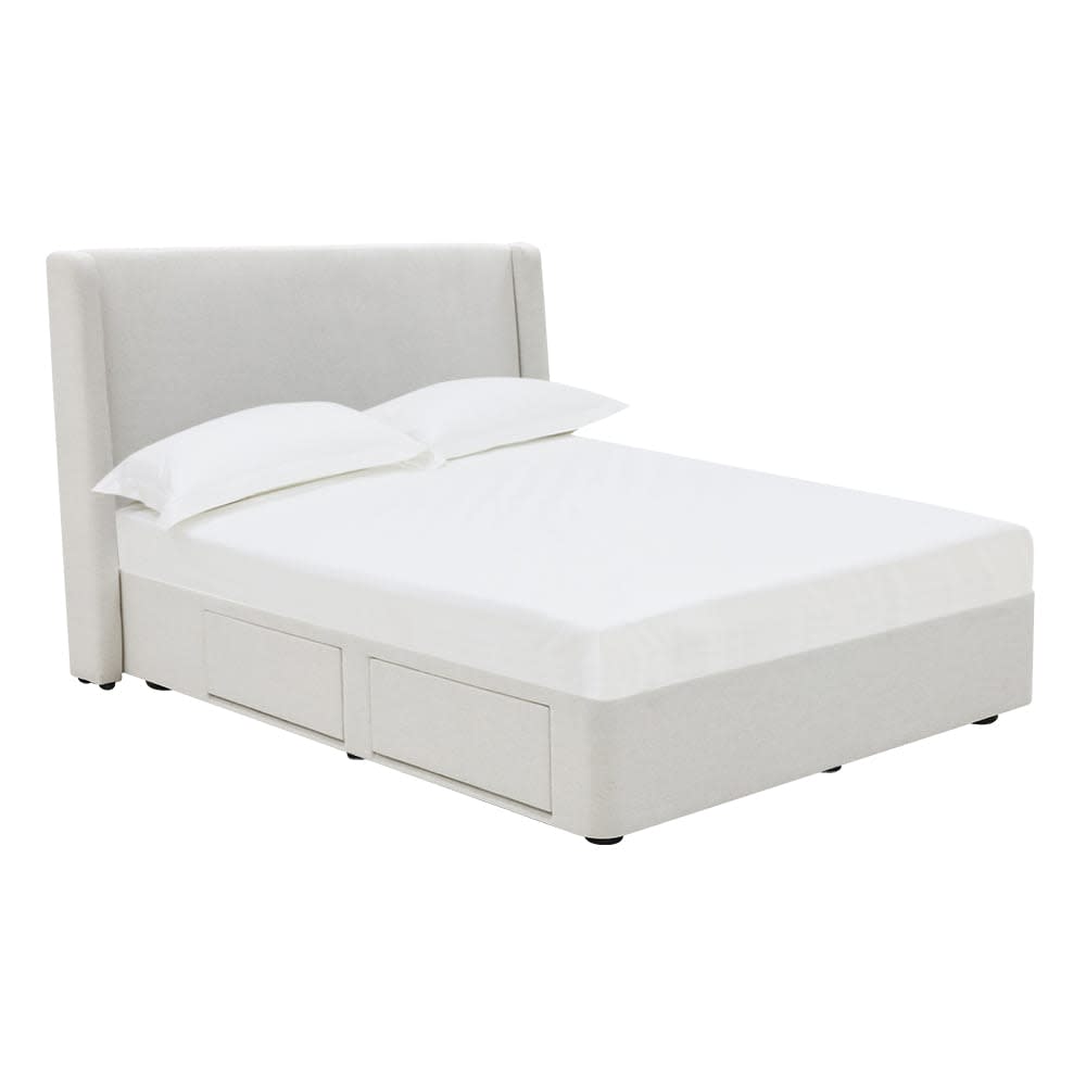 Wing Drawer Bed California Ivory color California Ivory