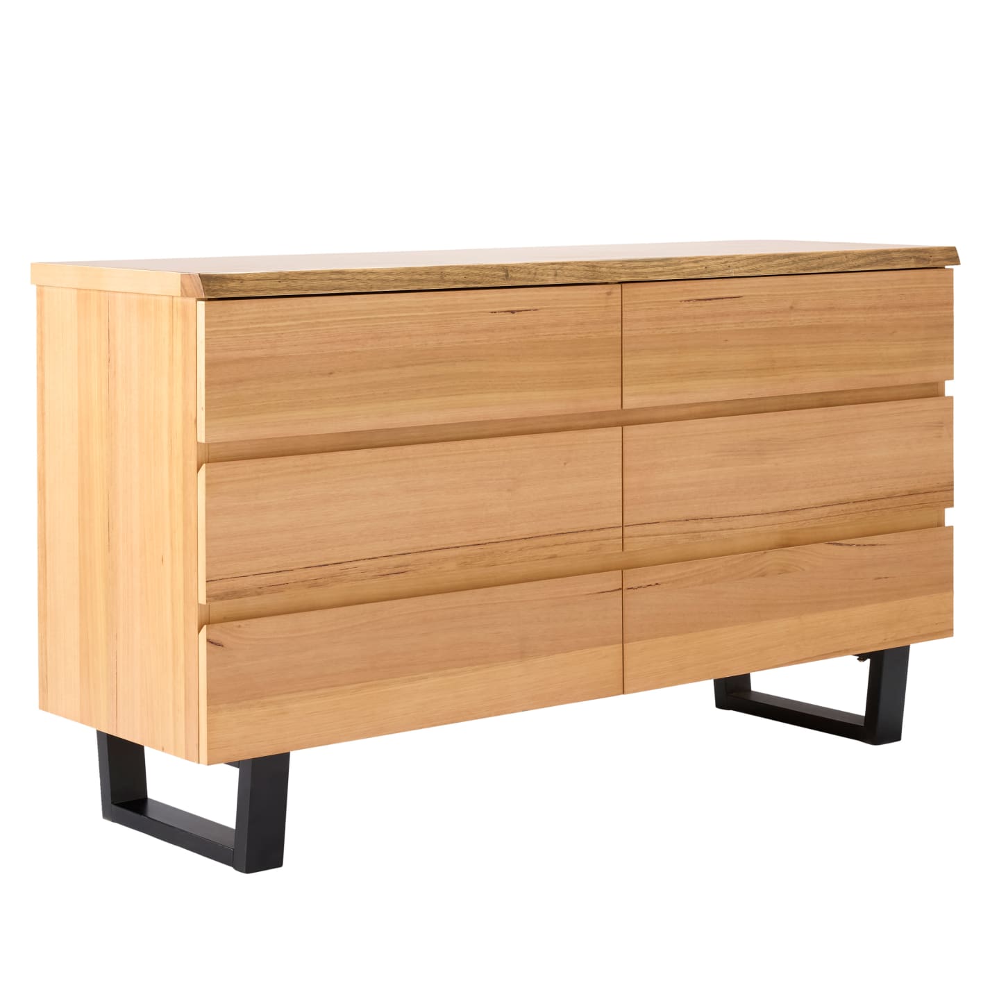 Milano Dresser Messmate 6 Drawer color Natural