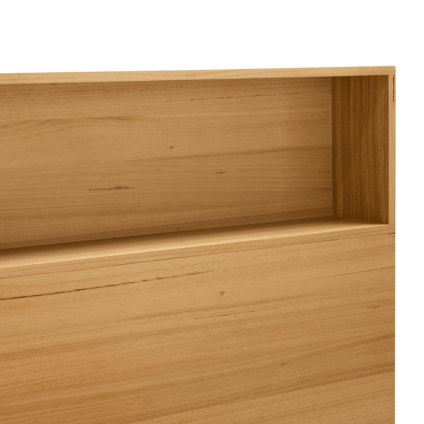 Zappy Storage Bed with Long Under Storage Drawer color Natural