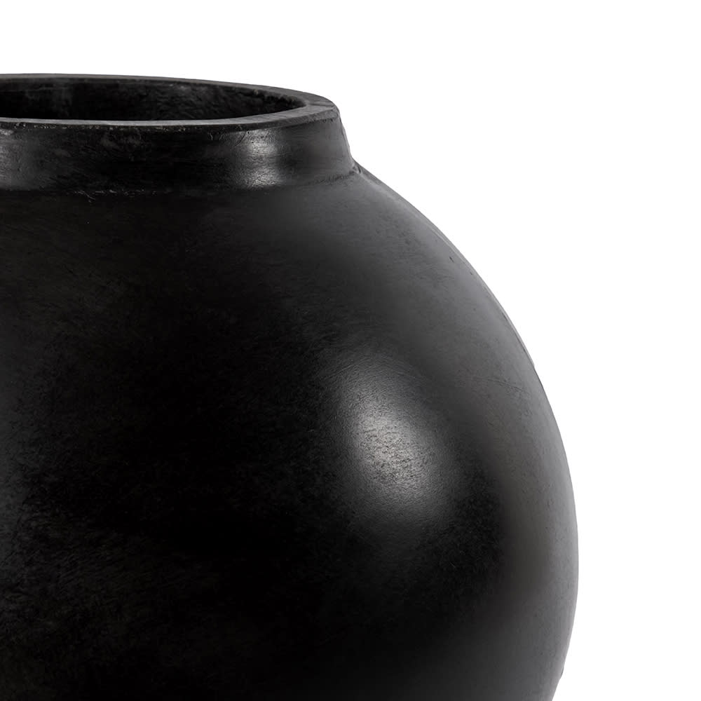 Orondo Concrete Vase Black - 45cm color Black