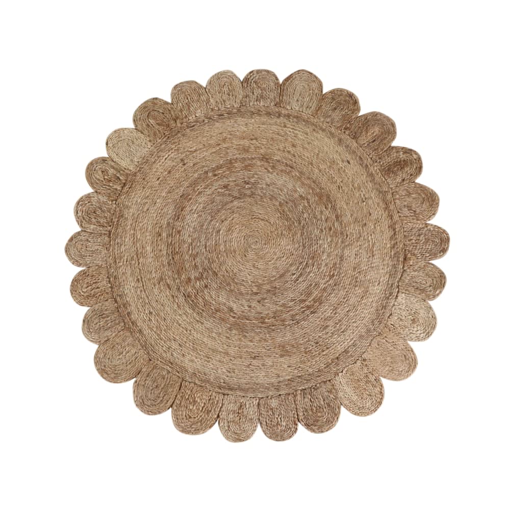 Sarova Round Floor Rug Natural color Natural