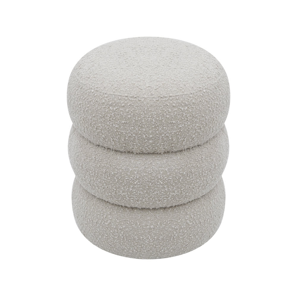 Bolo Boucle Pumice Ottoman color Pumice