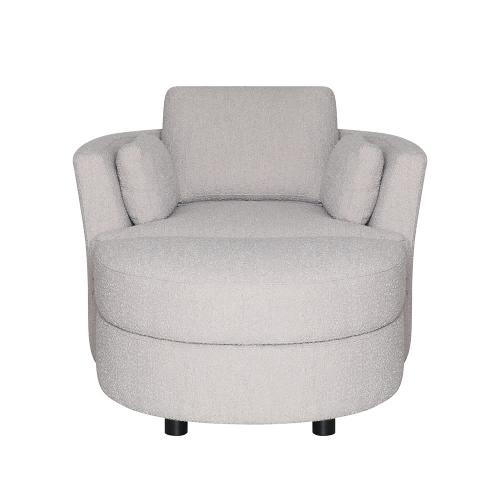 Lax Swivel Chair Boucle Pumice color Boucle Pumice