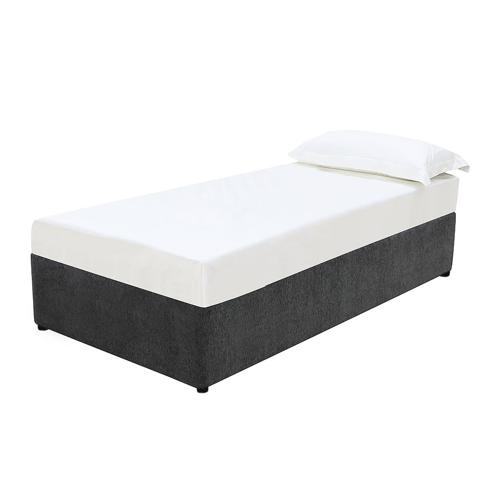 Leo Gas Lift Bed Base California Charcoal King Single color California Charcoal