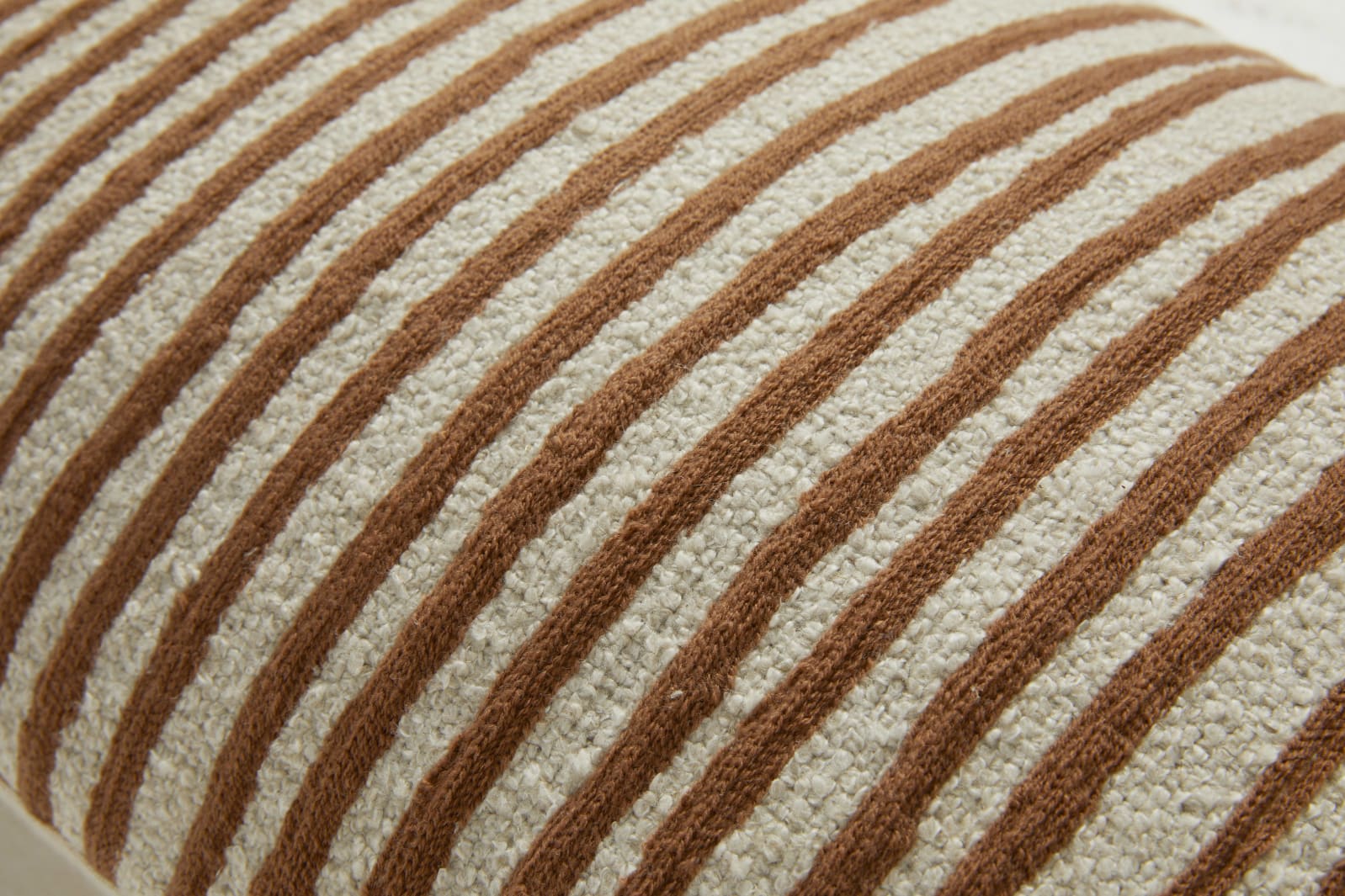 Zuri Cushion Rust/Natural - 60cm x 40cm color Rust/Natural