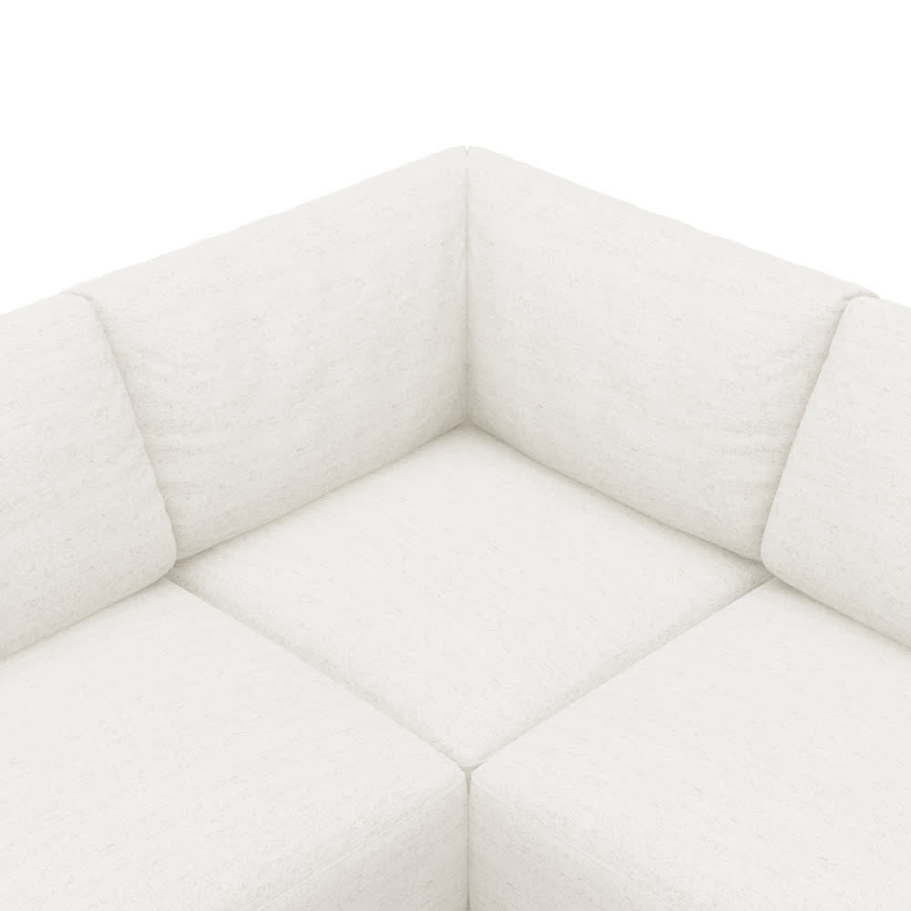 Haven Avon Mineral Modular Sofa - 7 Seater color Avon Mineral