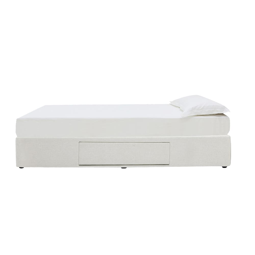 Zenith Kids 1 Drawer Storage Bed Base California Ivory color California Ivory