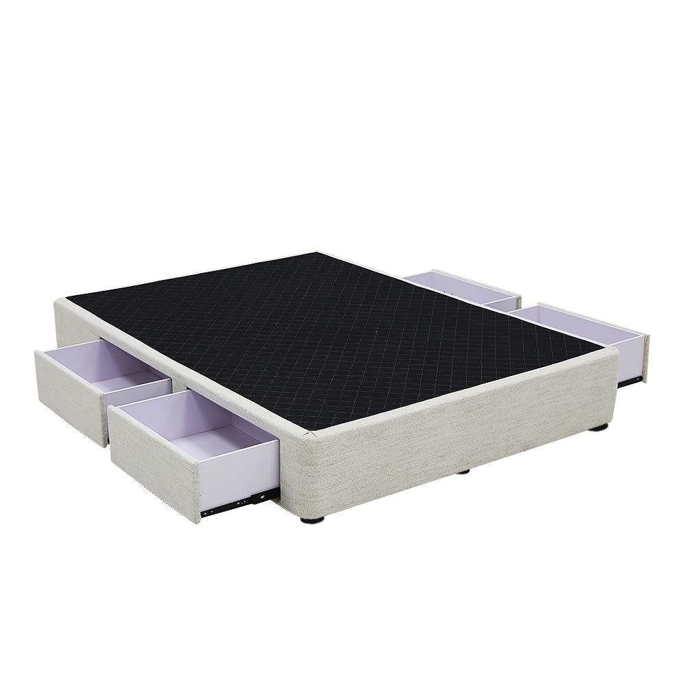 Zenith Storage Drawer Bed Base Avon Mineral color Avon Mineral