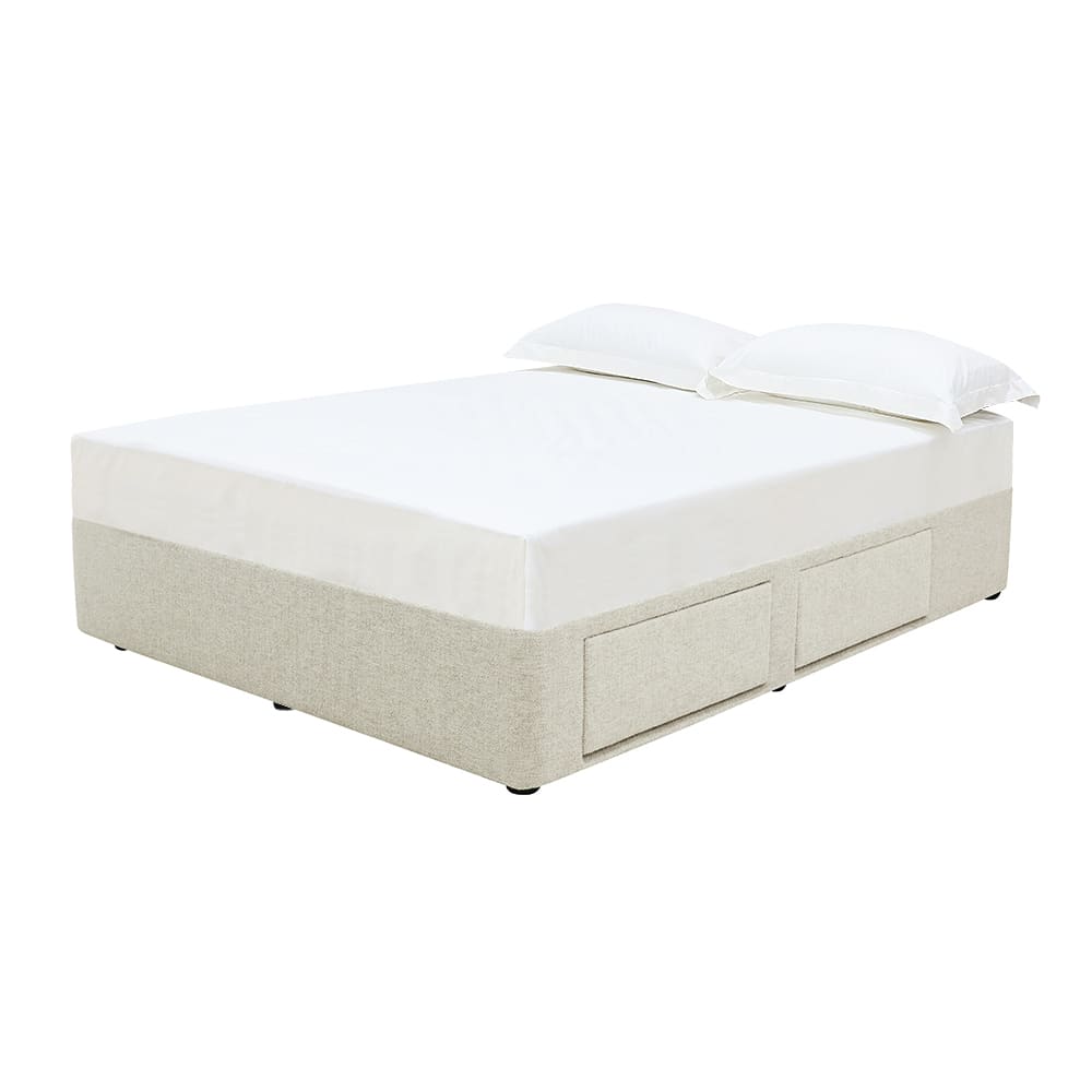 Zenith Storage Drawer Bed Base Avon Mineral color Avon Mineral