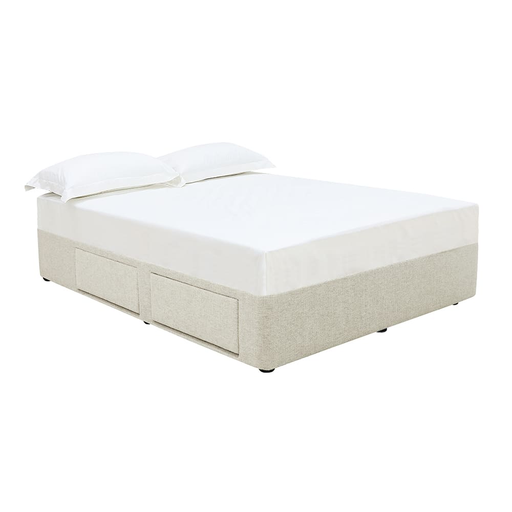 Zenith Storage Drawer Bed Base Avon Mineral color Avon Mineral