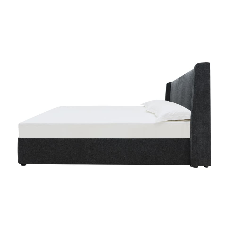 Wing Gas Lift Bed California Charcoal color California Charcoal