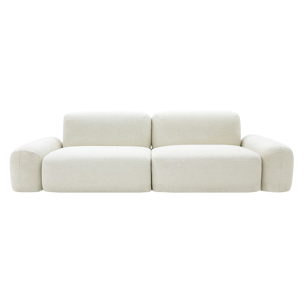 Beckett Noa Fog Modular Sofa - 2 Seater color Noa Fog