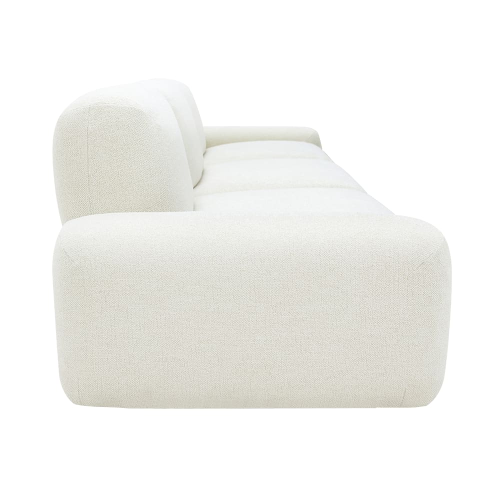 Beckett Noa Fog Modular Sofa - 3 Seater color Noa Fog