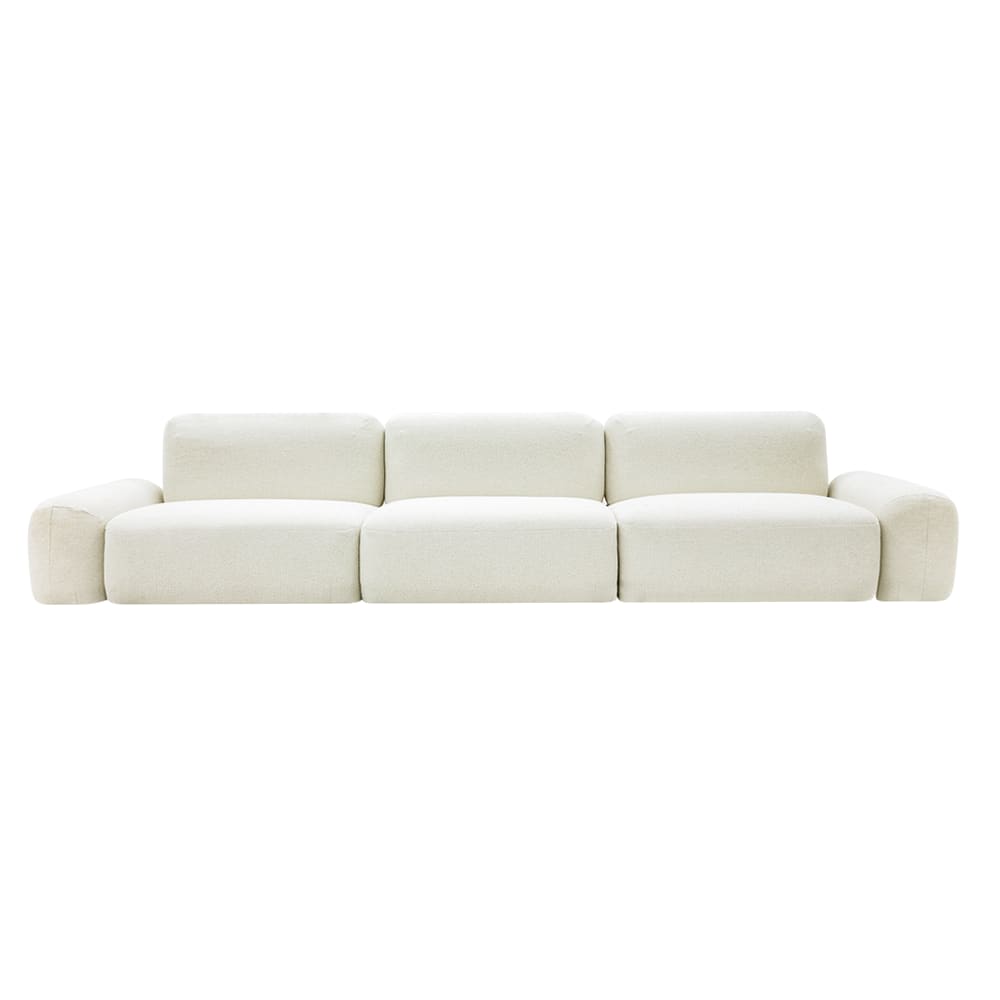 Beckett Noa Fog Modular Sofa - 3 Seater color Noa Fog