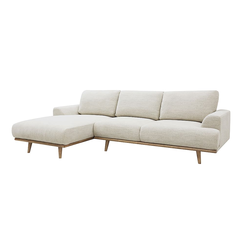 Dane Avon Mineral Chaise Sofa - 3 Seater color Avon Mineral