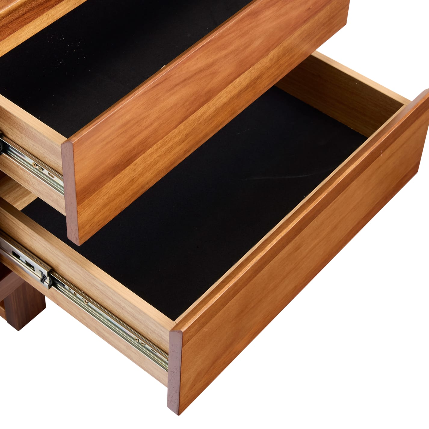 Clemence Bedside Table Blackwood - 2 Drawer color Blackwood