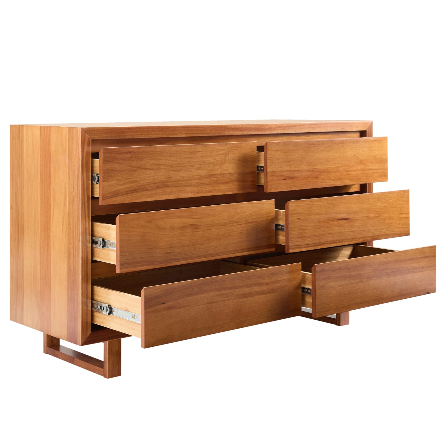 Clemence Dresser Blackwood - 6 Drawer color Blackwood