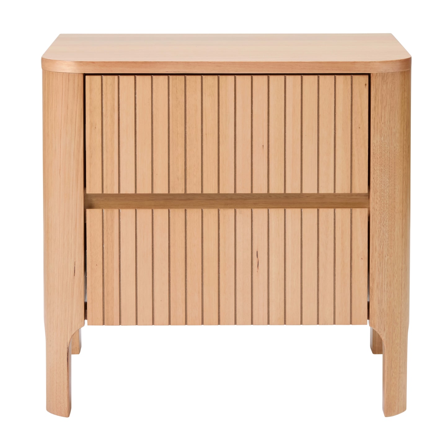 Keenan Bedside Table - 2 Drawer color Natural