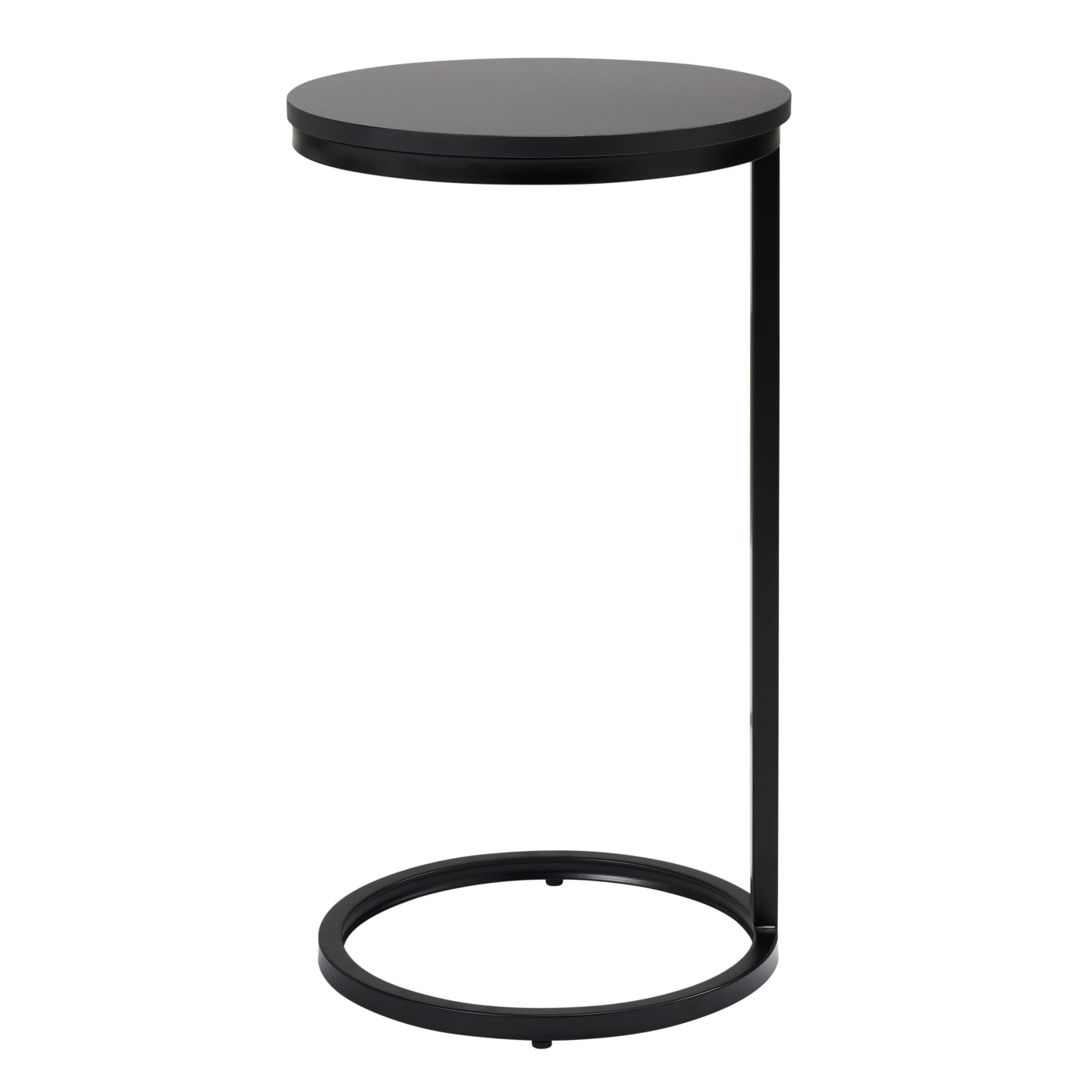 Shapes Black Round Sofa Table color Black