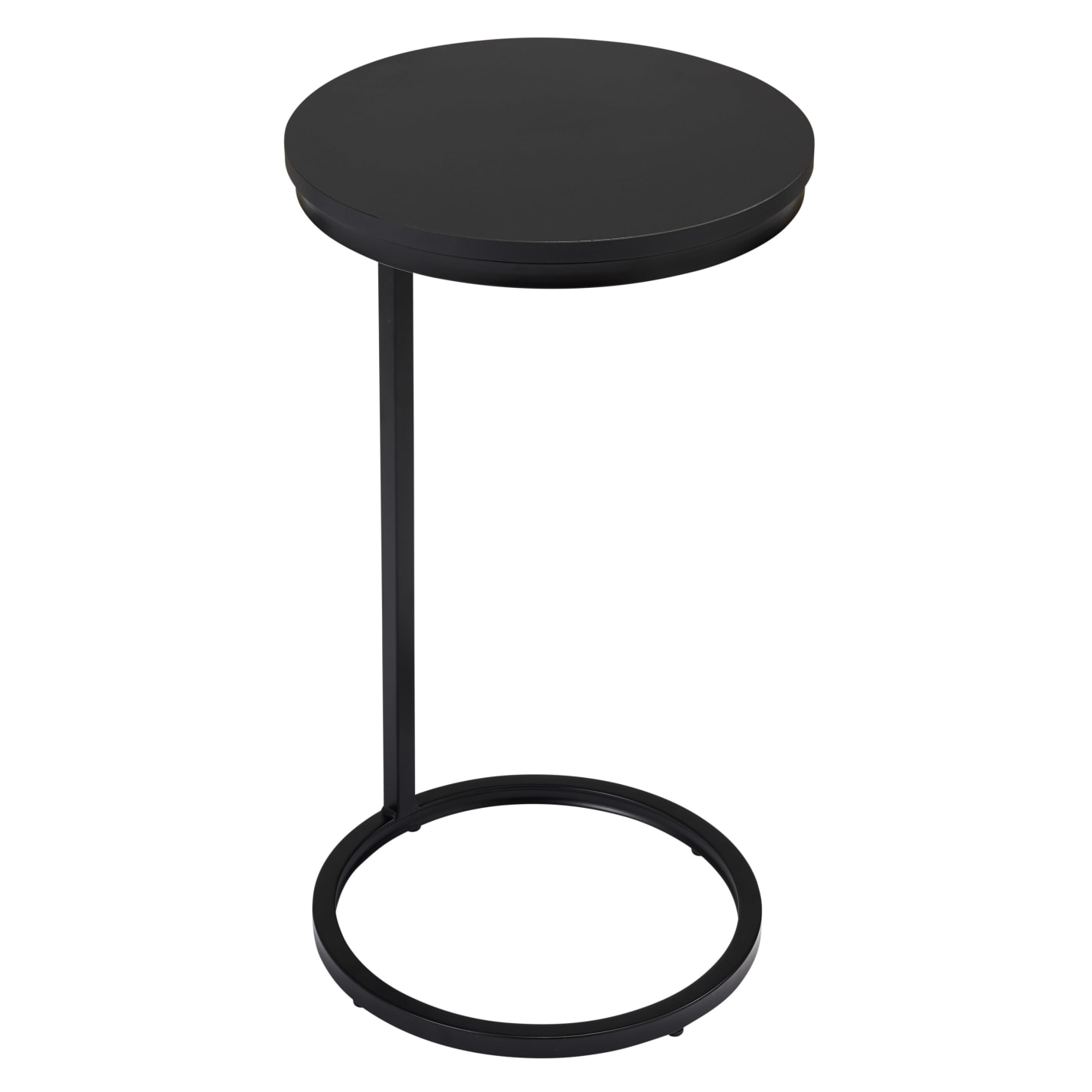 Shapes Black Round Sofa Table color Black