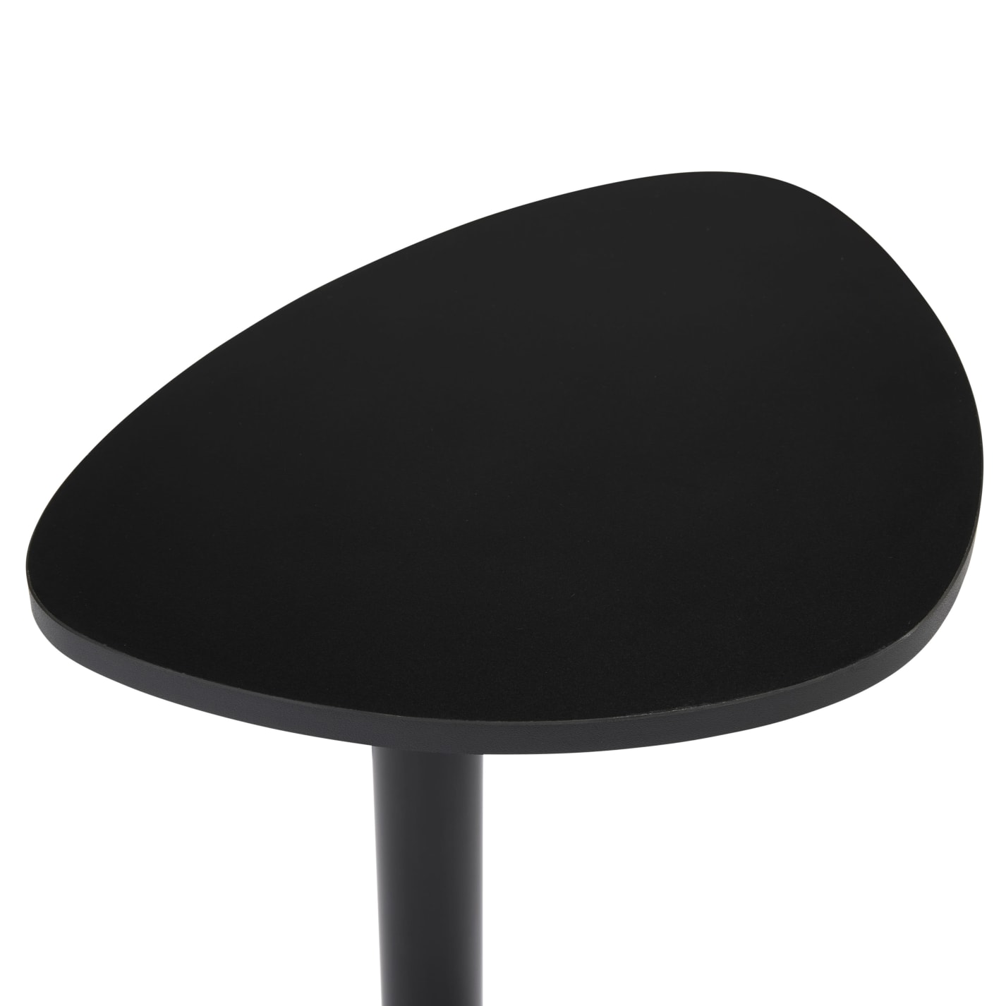 Shapes Black Triangular Sofa Table color Black