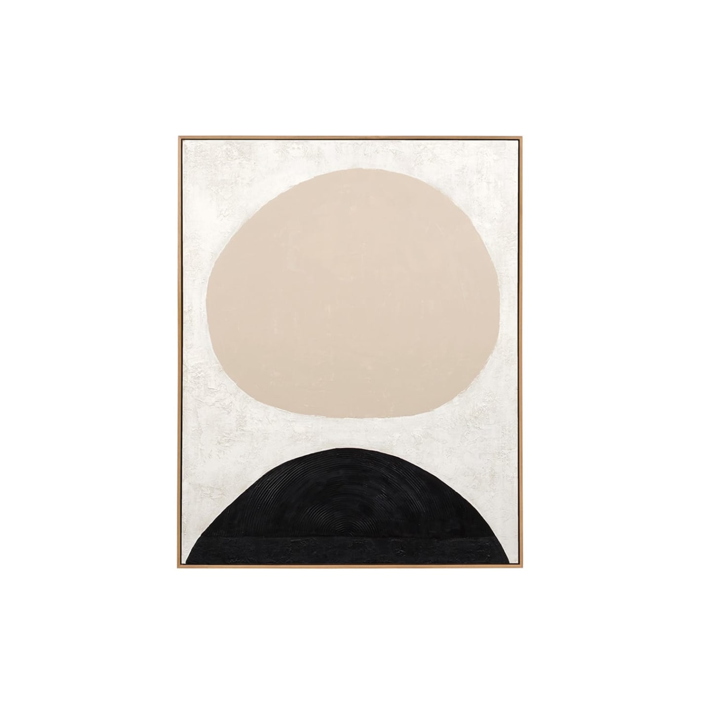 Sculpture 2 Framed Painting Black - 84cm x 104cm color Black