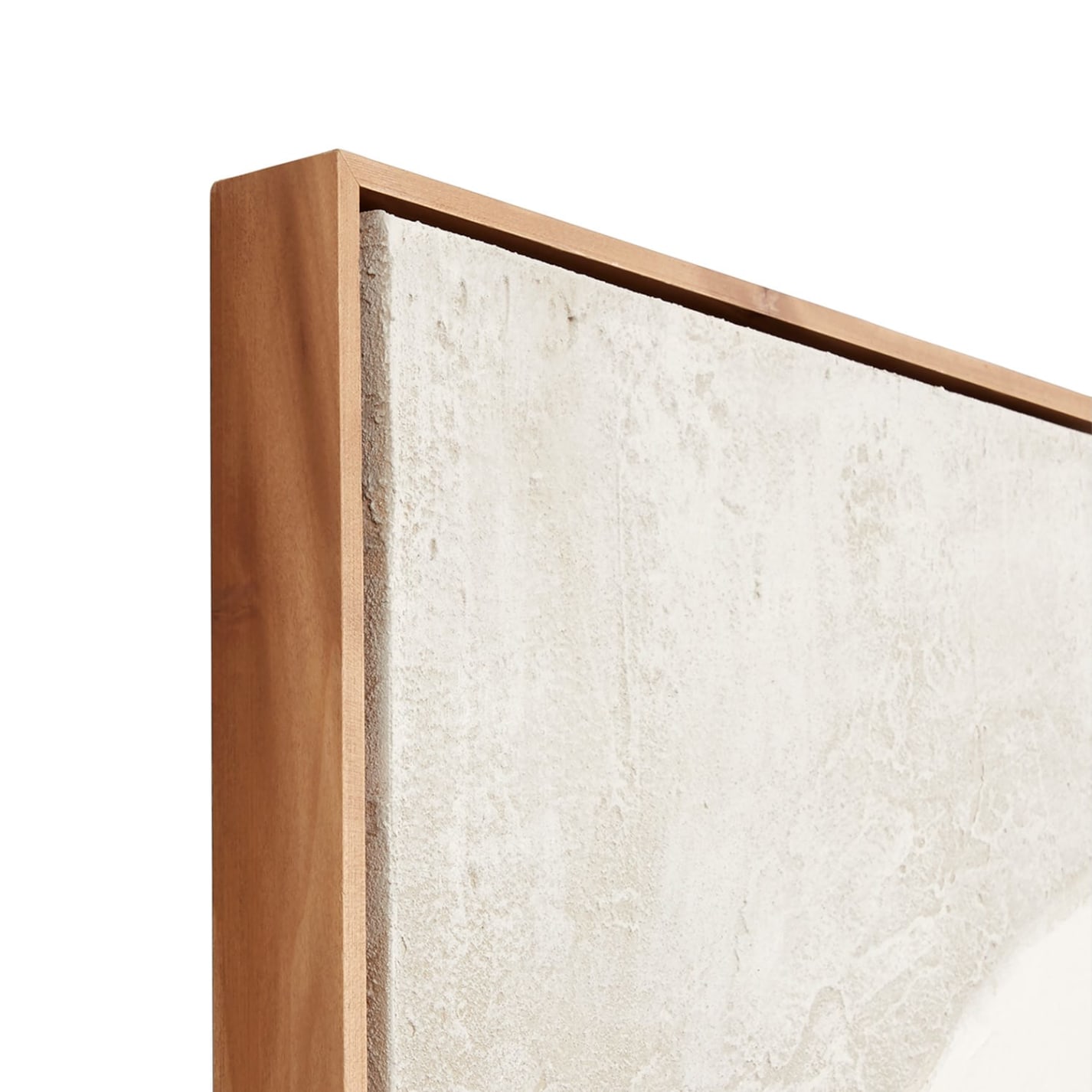 Sculpture 2 Framed Painting White - 124cm x 154cm color White