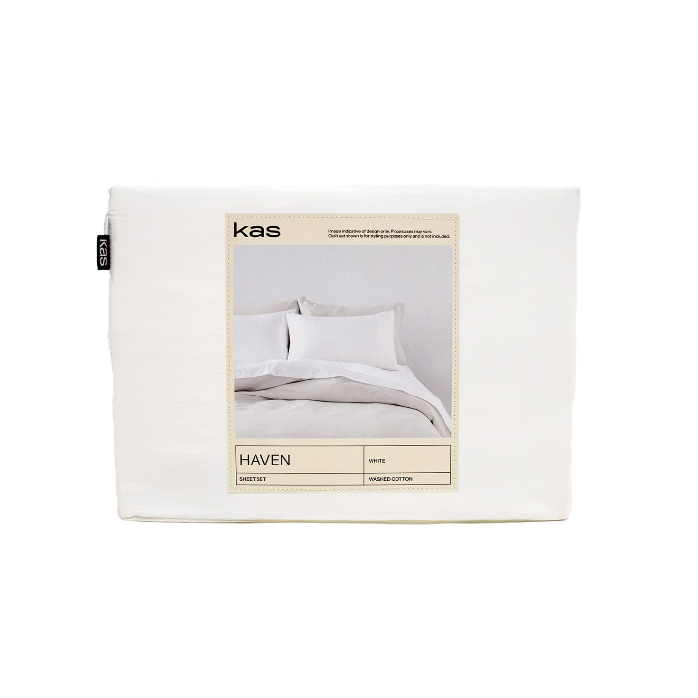 Haven White Sheet Set color White