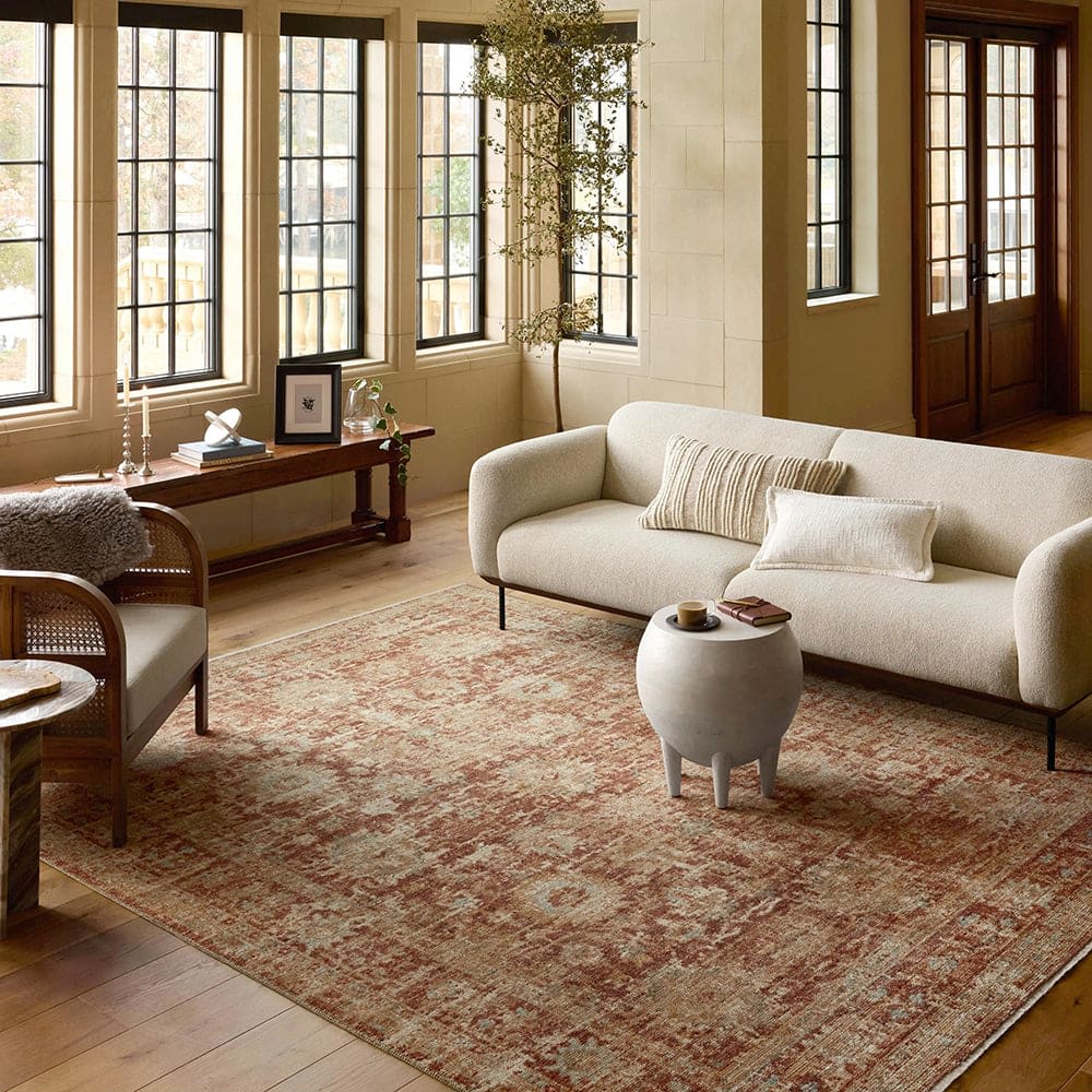 Buy Heritage 03 Floor Rug Brick - James Lane Australia