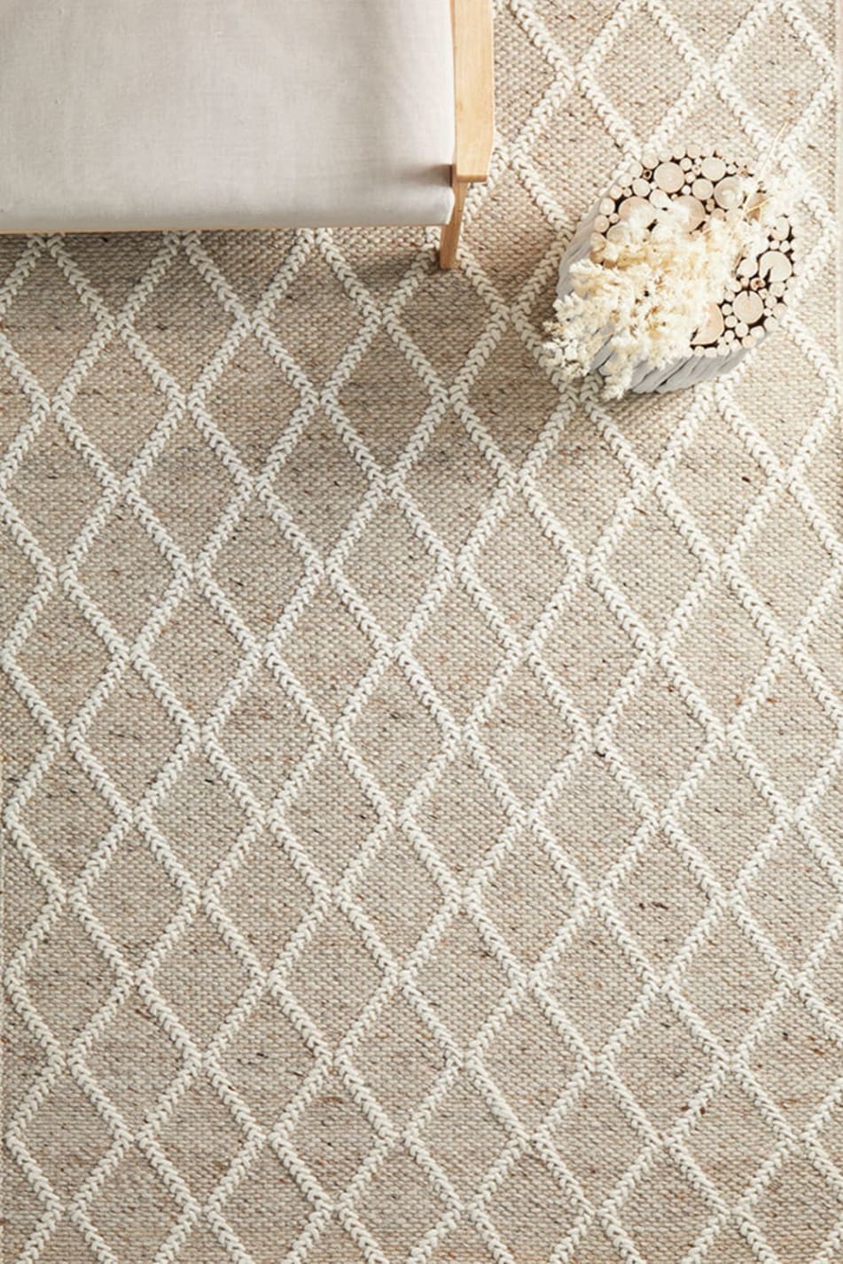 Buy Huxley Floor Rug Natural - James Lane Australia