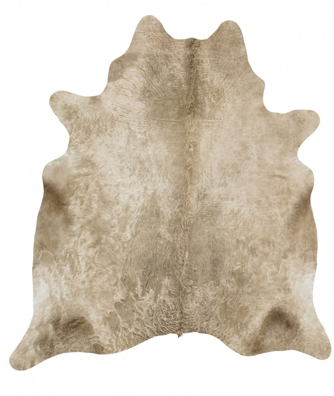 Premium Brazilian Cowhide Champagne 200 x 150cm color Champagne