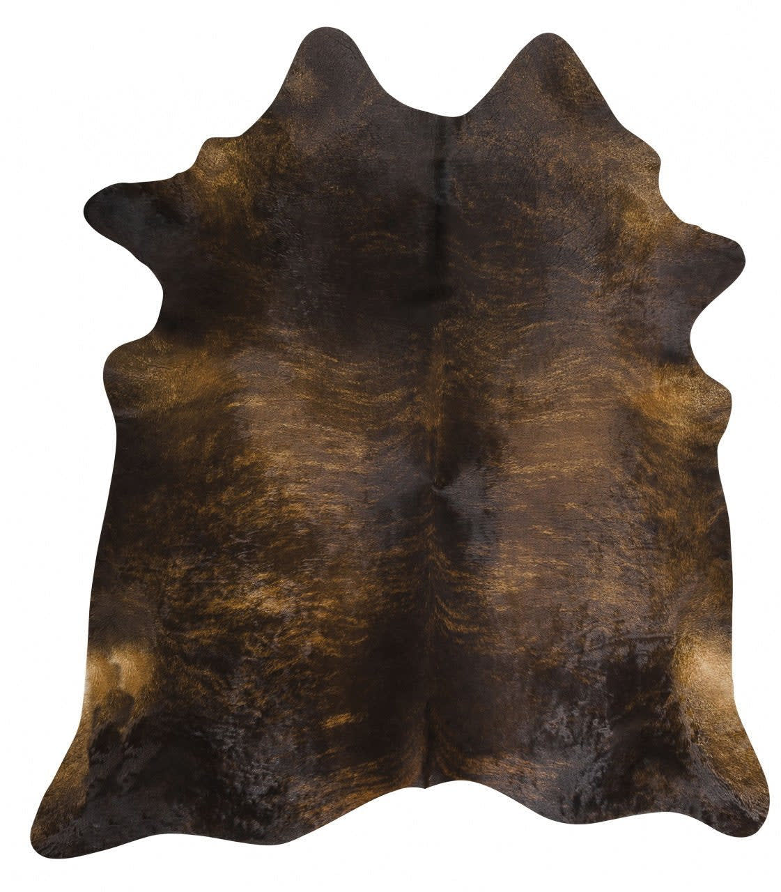 Premium Brazilian Cowhide Dark Brindle 200 x 150cm color Dark Brindle
