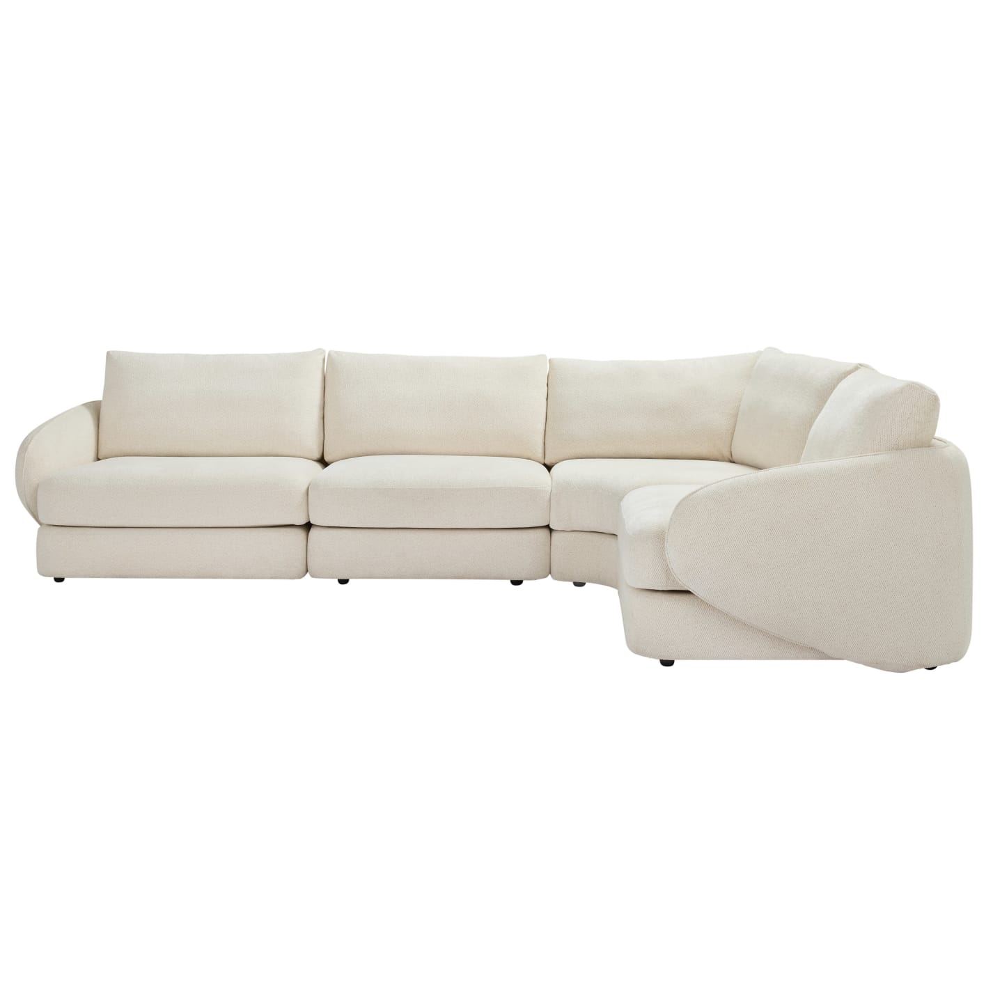 Esme Kent Bisque Corner Sofa - 4 Seater color Kent Bisque